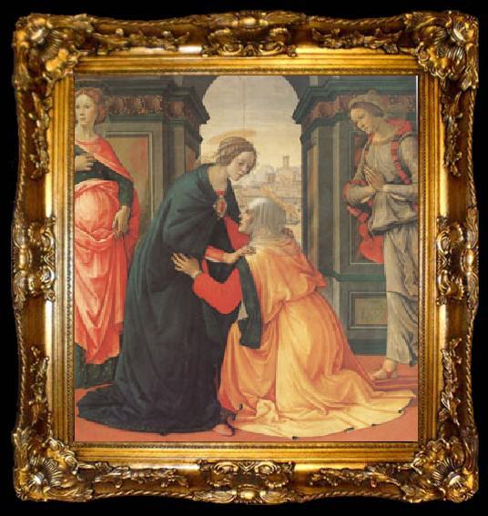 framed  Domenico Ghirlandaio The Visitation (mk05), ta009-2